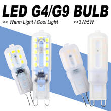 G4 LED Lamp 3W 5W Corn Bulb LED Bulb G9 220V Dimmable LED Light 2835 Spotlight Chandelier Candle Lighting Replace Halogen Lamp 2022 - buy cheap