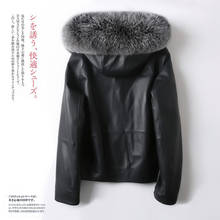 Real Sheepskin Coat Female Fox Fur Collar Down Jackets Winter Jacket Women Genuine Leather Jacket Chaqueta Mujer MY3943 2024 - buy cheap