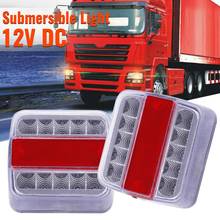 2019 promoção 2 unidades luz led submersível traseira de trailer, kit marcador de barco, caminhão à prova d'água 2024 - compre barato