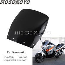 Parabrisas ABS para motocicleta, Deflector de pantalla de viento para Kawasaki Ninja 250R, Ninja EX250F, años 1988 a 2002, 2003, 2004, 2005, 2006 y 2007 2024 - compra barato