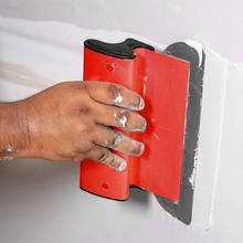 O revestimento plástico de aço inoxidável do drywall que alisa a espátula flexível portátil que pinta as lâminas de skimming para ferramentas de reboco da parede 2024 - compre barato