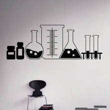 Laboratory Glass Wall Decal Vinyl Sticker Chemistry Classroom Art Decor Home Interior Room Custom Design Window Bedroom  A13-038 2024 - buy cheap