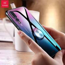 Funda de anillo Xundd para Huawei P20 Pro, carcasa trasera transparente de lujo para PC, compatible con soporte magnético para coche Huawei Mate 20 pro 2024 - compra barato