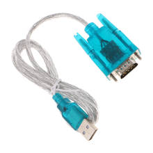 USB в последовательный порт RS232 COM порт 9-контактный HL-340 ПК адаптер кабель конвертер 2024 - купить недорого