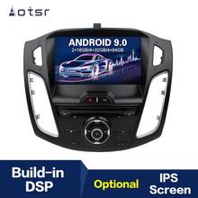 Android 9 4 + 64G DSP IPS автомобильный DVD-плеер GPS-навигация для Ford Focus 2012-2014 головное устройство мультимедийный плеер магнитофон 2024 - купить недорого