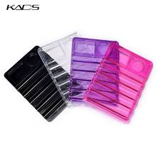 KADS 1PC Plastic Nail Art Pen holder Brush Cleaner Nail Art Accessory Salon Tools Pink Black Nail Art Display with Color Palette 2024 - buy cheap