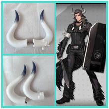 Game Arknights Cosplay Matterhorn Horns Head Clip Headwear Hairwear Cosplay Props Cosplay Accessories Hair Clip Halloween 2024 - buy cheap