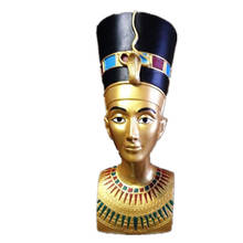 RESIN NEFERTITI FIGURINES EGYPT CLEOPATRA BUST STATUE AMENHOTEP IV HOME DECOR CREATIVE CRAFTS GIFTS R1305 2024 - buy cheap