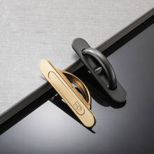 Hidden hardware door handle zinc alloy black gold embedded handle floor cabinet handle black silver furniture handle tatami 2024 - buy cheap