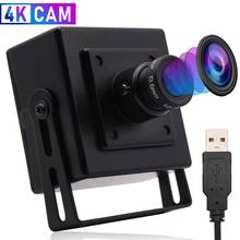 ELP 4K cámara web USB 3840x216 0 cámara de videovigilancia CMOS Sony IMX317 de Audio Mini USB Cámara 4K UHD 2024 - compra barato