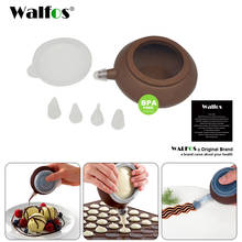 WALFOS Food Grade 1 Set Silicone Macaron Decorative Tool Muffin/Cake DIY Mold Dessert Decorate Tips Squeezing Nozzle Baking Tool 2024 - buy cheap