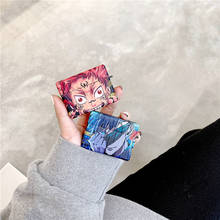 Anime japonês jujutsu kaisen capa para airpods 1 2 pro caso do fone de ouvido sem fio para airpods pro caixa de carregamento capa macia tpu escudo 2024 - compre barato