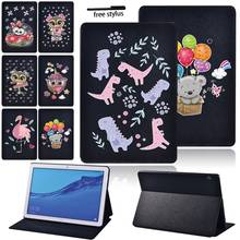 Funda de tableta para Huawei MediaPad T5 10 10,1/M5 Lite/M5/T3 10 9,6/T3 8 pulgadas, carcasa con soporte y Stylus gratis 2024 - compra barato