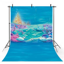 Mehofoto Under the Sea Backdrop for Photography  Mermaid Theme Birthday Party Background for Photo Studio Computer Printed 153 2024 - buy cheap