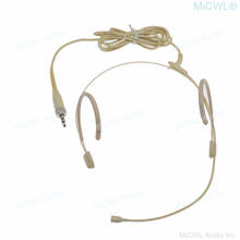 MiCWL-auriculares inalámbricos SE8 para Sennheiser G1, G2, G3, G4, EW100, SK100, transmisor de cuerpo, micrófono de cabeza Beige, cable fuerte 2024 - compra barato