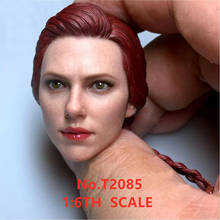 1/6 Scarlett Head Sculpt Head Carved Fit 12" Female Action Figure Body In Stock 2024 - buy cheap