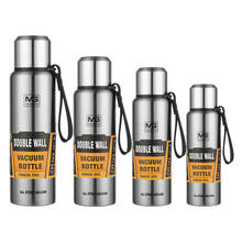 4 tamanhos parede dupla frascos de vácuo de aço inoxidável garrafa térmica copo café chá leite caneca de viagem thermo garrafa presente thermocup 500-1500ml 2024 - compre barato