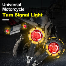 Светильник фсветильник для мотоцикла, поворотник, ходосветильник свет, стоп-сигнал, индикатор для мотоцикла, водостойкий, DRL 2024 - купить недорого