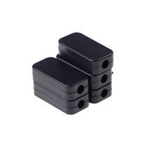5 pces 40x20x11mm diy caixa de instrumentos caixa de projeto eletrônico plástico suprimentos elétricos cor preta 2024 - compre barato