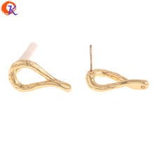 Diseño Cordial 30 piezas 10*19MM accesorios de joyería/pendientes Stud/Pin de plata/chapado en oro genuino /DIY/hecho a mano/accesorios para pendientes 2024 - compra barato