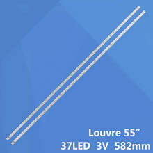 New Kit 2 PCS 37LED 583mm LED backlight strip for Samsung Louvre 55 160714-R L Diamond BN96-9732A BN96-9733A UN55K5100 UN55K5300 2024 - buy cheap