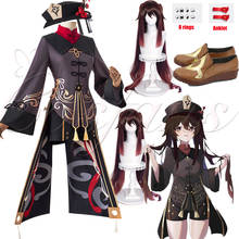 Disfraz de Anime Genshin Impact Hu Tao para mujer, vestido de Halloween, Carnaval, uniformes, accesorios de Cosplay 2024 - compra barato