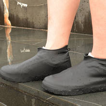 Capa para sapatos de chuva de silicone, resistente ao desgaste, portátil, antiderrapante, protege da chuva, sapatos ao ar livre, à prova d'água 2024 - compre barato