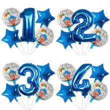 Набор воздушных шаров из фольги с изображением клоуна, 30 Дюймов, 5 шт. 2024 - купить недорого