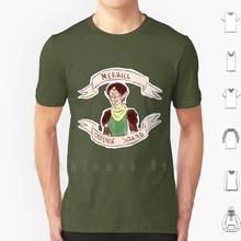 Camiseta esquadrão de defesa dragon age 2-merrill, tamanho grande, 100% algodão, dragon age, merrill, fofo, kawaii, jogo, elfo, tatuagem, fino 2024 - compre barato