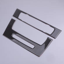 Moldura de Panel de Control AC CD, con textura de fibra de carbono, apta para BMW Serie 3, E90, E92, E93, 2005, 2006, 2007, 2008, 2009, 2010, 2011, 2012 2024 - compra barato
