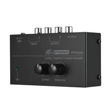 PREAMPLIFICADOR K3NB PP500 Phono, preamplificador con Control de volumen de nivel para tocadiscos de vinilo LP 2024 - compra barato