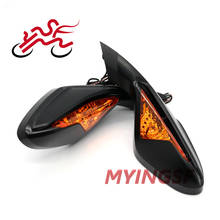 For MV Augusta F3 675 2012-2018 F3 800 2013-2017 Motorcycle rearview mirror with turn signal light,reverse mirror reflector 2024 - compre barato