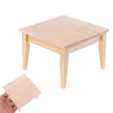 Simulación de Mini mesa de comedor, muebles modelo de juguetes para la decoración de casa de muñecas, accesorios en miniatura para casa de muñecas 1/12 2024 - compra barato