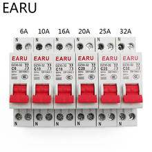 Interruptor de ar doméstico, mini disjuntor dpn 1p + n mcb 6a 10a 16a 20a 25a 32a din com trilho de montagem em miniatura interruptor de ar oem diy 2024 - compre barato