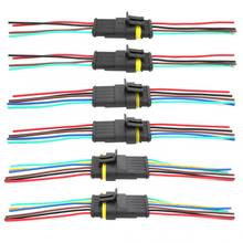 2 Sets 4/5/6 Pin Car Waterproof Electrical Connector Plug with Wire Cable 2024 - buy cheap