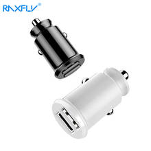 Raxfly invisível mini carregador de carro 4.8a carregamento rápido adaptador duplo usb carregador de telefone isqueiro universal usb carregador de carro 2024 - compre barato