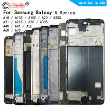 Marco medio para Samsung Galaxy A10, A10S, A10E, A20, A20S, A30, A30S, A40, A41, A50, A50S, A51, cubierta de tarjeta, placa frontal 2024 - compra barato