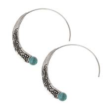 Hot  Hoops Boho Earrings Vintage Tibetan Gypsy Indian Bollywood Ethnic Earrings Women Sliver Alloy 2024 - buy cheap