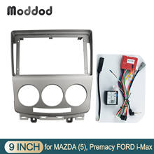 Radio Fascia de 9 pulgadas para FORD i-max 2007 + Mazda (5), Premacy 2005 + panel de doble din, instalación, kit de reajuste, Marco GPS 2024 - compra barato