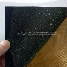Película de vinil diamante glitter preta alta qualidade para carro, adesivo automotivo para decoração e decalque de motocicleta 2024 - compre barato