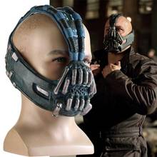 Halloween Latex Bane Mask Cosplay Mask The Dark Knight Cosplay Adult Size Lower Half Face  Party Cosplay 2024 - buy cheap