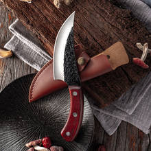 Liang da faca de corte de aço de alto carbono forjada, faca artesanal de cozinha, faca de pesca, cutelo de carne, uso ao ar livre, acampamento, ferramenta de cozinha 2024 - compre barato