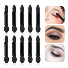 10Pcs Makeup Double-end Eye Shadow Eyeliner Brush Sponge Applicator Tool Cosmetic Eyeshadow Brush Makeup Tool 2024 - buy cheap