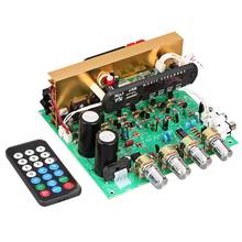 Bluetooth Amplifier Board 80W 2.1 Channel Subwoofer Amplificador Audio Board With Aux Fm Tf U Disk Home Theater Diy 2024 - buy cheap