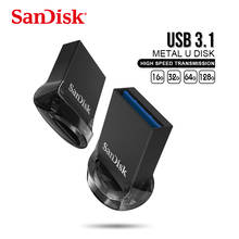 SanDisk Ultra Fit USB 3.1 Flash Drive 16GB 32GB 64GB 128GB 256GB CZ430 Gen 1 MAX 130MB/s Pen Drive Mini Memory Stick Pen Drive 2024 - buy cheap