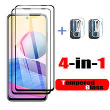 4 In 1 Tempered Glass for Xiaomi Redmi Note 10 5G + Camera Tempered Film Millet Mi Note 10 5G Xiami Xaomi Screen Protective Film 2024 - buy cheap