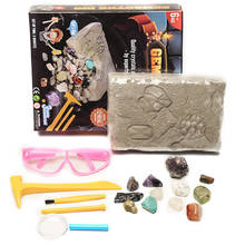 Kids Archaeological Excavation Toys Gemstone Dig Stem Science Kit DIY Mining Excavation Education Toys For Boys Girls Gift 2024 - buy cheap