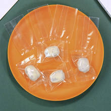 Aq 100 pçs/lote saco de embalagem de doces doméstico transparente estilo simples necessidades diárias nenhum padrão leite artesanal muffin packag 2024 - compre barato