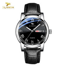 Men's Watch Wristwatch Clock Classic Original Watch Male 2020 Field Watch Quartz Waterproof Leather Black Men's Watch Wristwatch 2024 - buy cheap