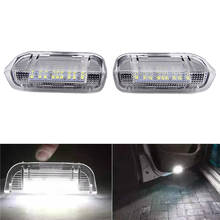 Luz LED blanca de advertencia para puerta de coche, luces de cortesía de bienvenida, lámpara de iluminación de decoración para VW Golf Mk5 Mk6 Eos para Jetta Passat, 2 uds. 2024 - compra barato